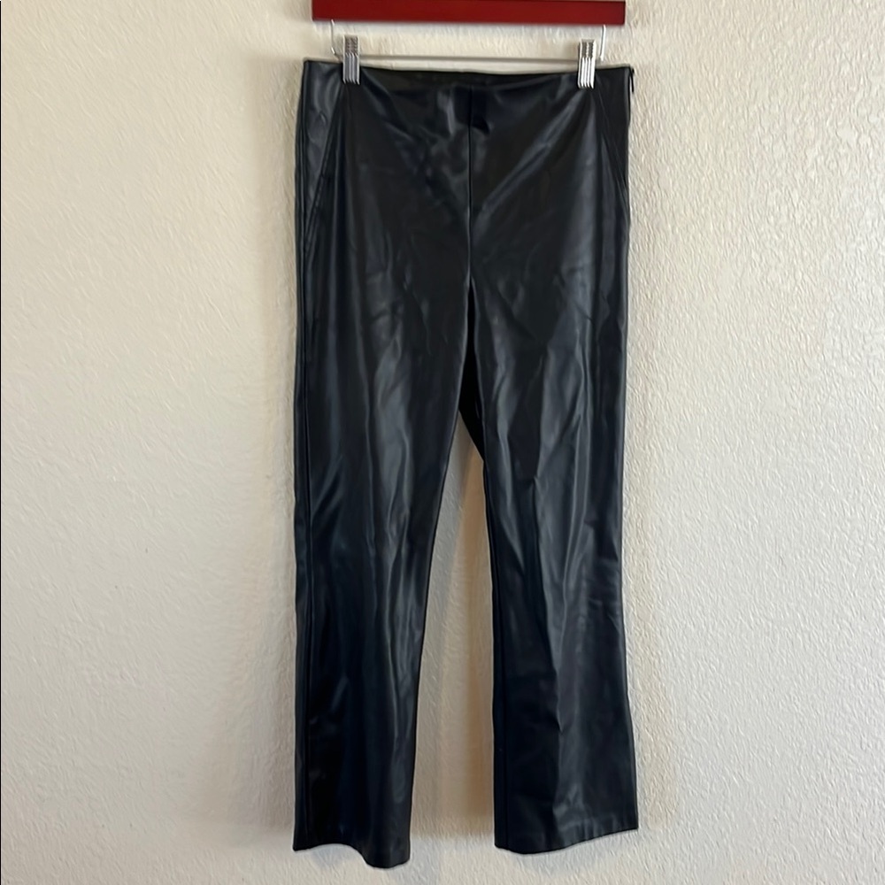 Zara Faux Leather Black Women's Pants